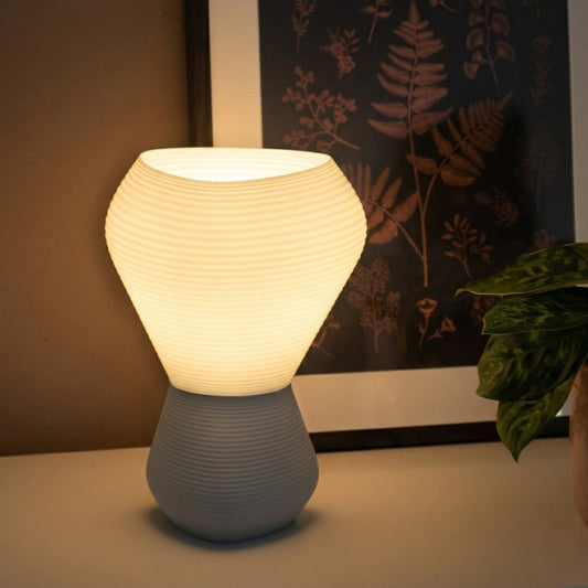 Tischlampe ALVA Steingrau – minimalistisches Design | FORMA DESIGN