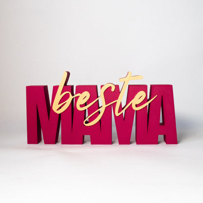 Schriftzug MILA Beste Mama